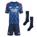 Dětské fotbalový komplet Arsenal Ben White #4 Venkovní košile 2025-26 Krátkým Rukávem